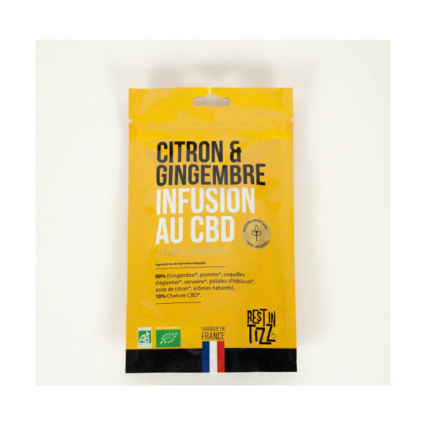 INFUSION BIO AU CBD CITRON GINGEMBRE