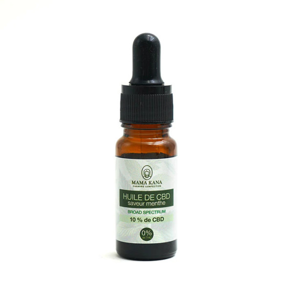 Huiles de CBD 10% - Menthe