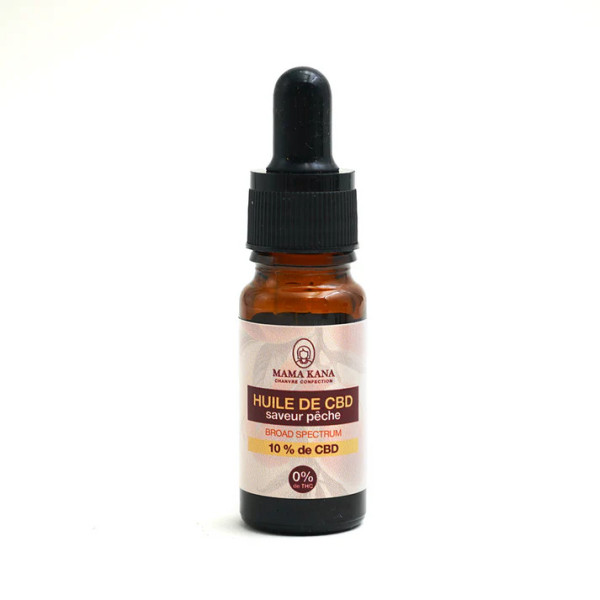 Huiles de CBD 10% - Pêche