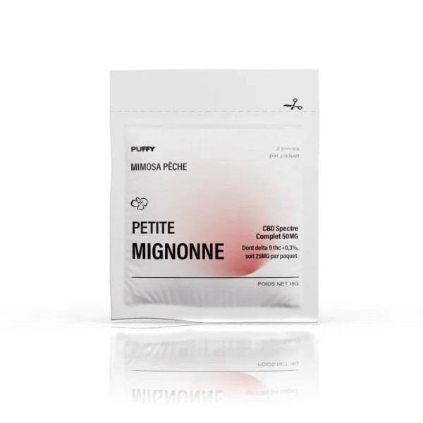 Gummies 25 mg THC - Pêche Mimosa