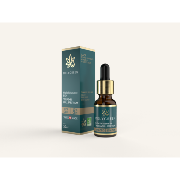 Huile relax cbn 10% cbd 10%