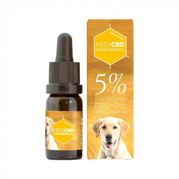 Huile CBD 5% chien