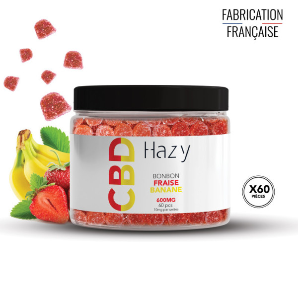 Bonbons cbd fraise