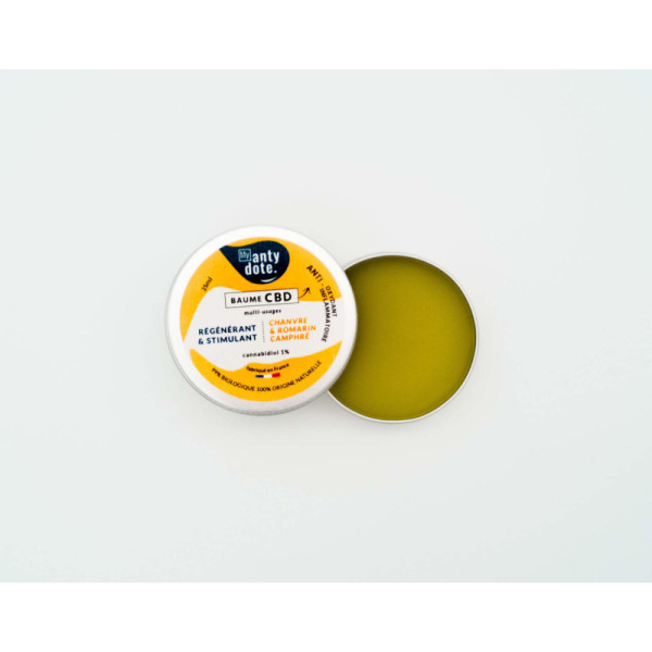 Le Baume CBD Stimulant Régénérant Bio